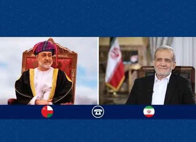 تأکید رئیس‌جمهوری ایران و سلطان عمان بر اهمیت تداوم رایزنی‌های دیپلماتیک