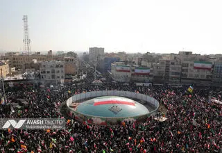 راهپیمایی محکومیت اقدامات تروریستی آمریکا و رژیم صهیونیستی علیه ملت ایران - تهران