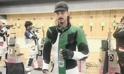 تیرانداز ایران در جایگاه هفتم تفنگ بادی ۱۰ متر ایستاد
