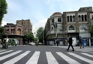 عکسی تماشایی از خیابان لاله‌زار ۱۴۰ سال پیش