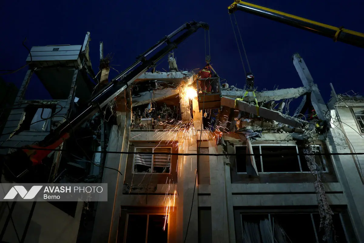 خسارات ناشی از تجاوز هوایی آمریکا و رژیم صهیونیستی تهران ـ۷ فروردین ۱۴۰۵