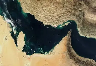 حادثه برای یک کشتی باری در خلیج فارس