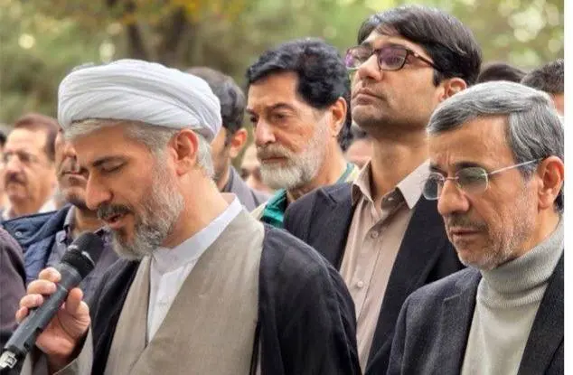 تشییع پیکر خواهر محمود احمدی نژاد 