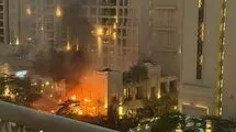 حمله پهپادها به فرودگاه دبی