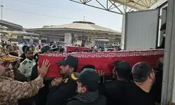 ورود پیکر مطهر شهدای حمله آمریکایی-سعودی به کشور + عکس 
