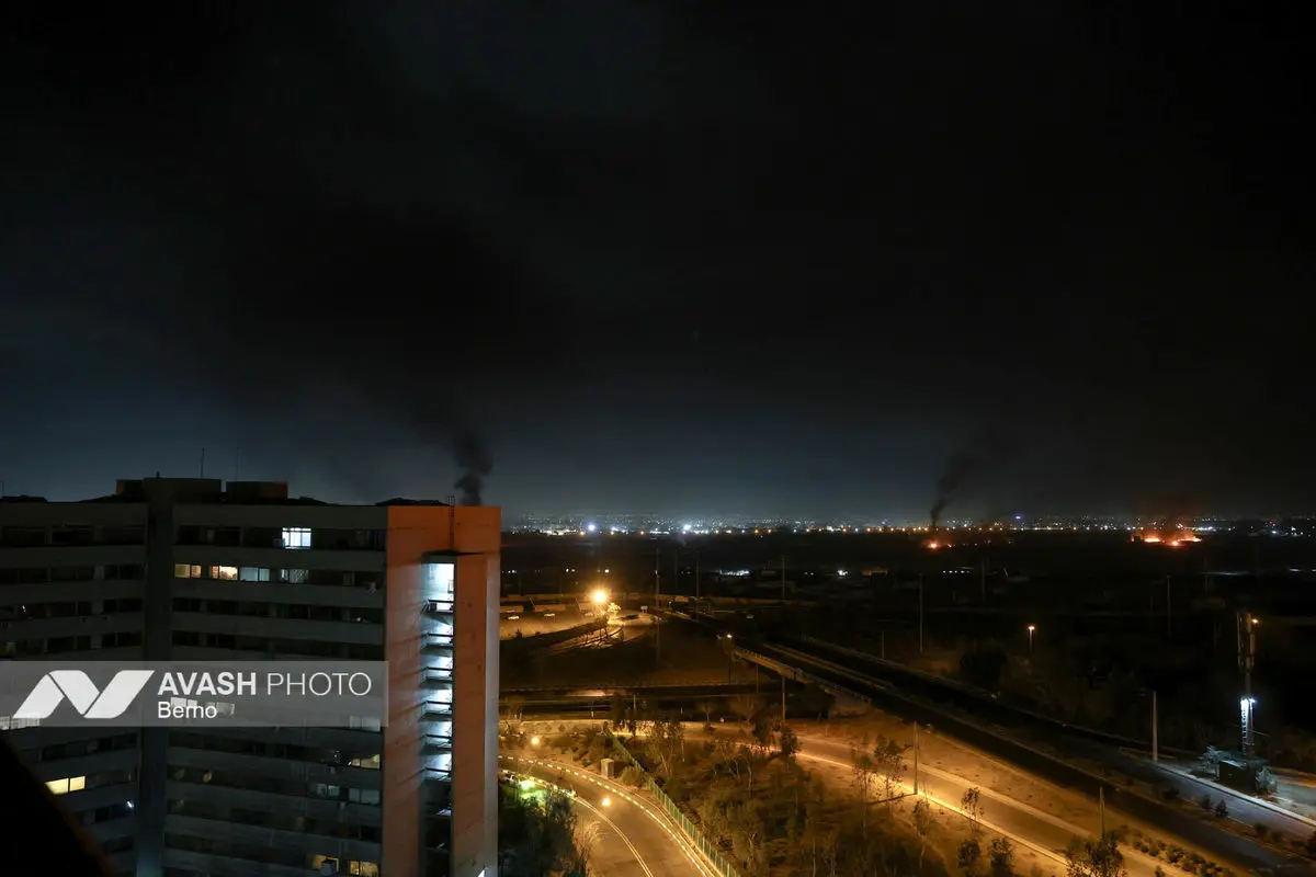 حمله موشکی آمریکایی - صهیونیستی به مناطقی از غرب تهران