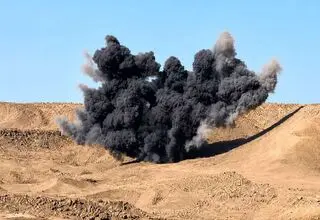 اصابت پرتابه دشمن به منطقه خالی از سکنه در آذربایجان‌ غربی