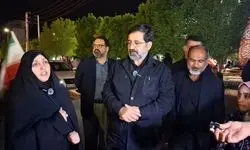 حضور معاون رئیس‌جمهور در تجمعات مردم قم و دیدار با خانواده شهیدان جنگ رمضان