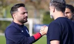 حضور مربی تیم ملی فوتبال در تمرین نوجوانان