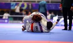 حمودی بازی را مقابل جوجیتسوکار فلسطین واگذار کرد