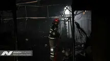 تصاویر اولیه از آتش‌سوزی خیابان لاله‌زار تهران