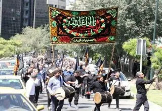 عزاداری سیاسی دانشجویان دانشگاه تهران