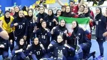 قهرمانی بدون شکست دختران هندبال ایران در بازیهای آسیایی بحرین