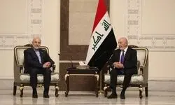 قالیباف با رئیس‌جمهور عراق دیدار کرد