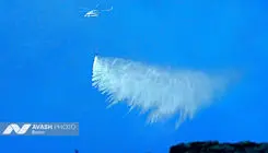 تشویق جانانه خلبان هلی کوپتر ترکیه در خاموش کردن آتش سوزی جنگل کلاردشت