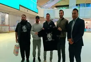 اوسمار ویرا روی پیست یخ! 