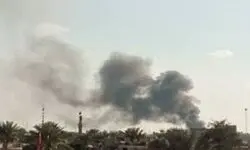 حمله موشکی آمریکا به اطراف شهر آبادان