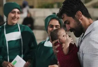 اولین اکران فیلم سینمایی «نیم‌شب» در میان تجمعات مردمی میدان ولیعصر