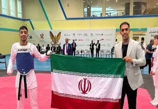 صید اولین طلای پاراتکواندو توسط امیرحسین علیزاده