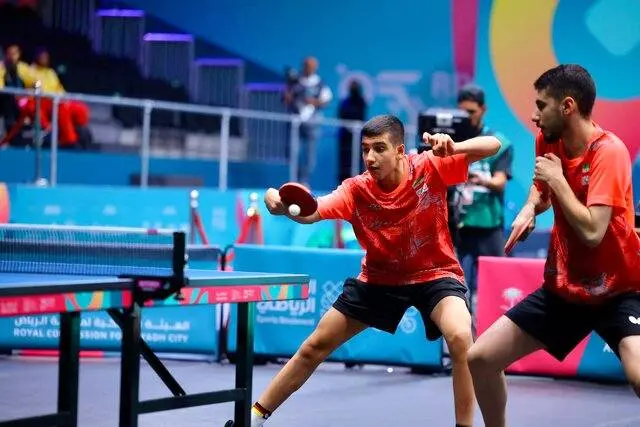 تیم پینگ پنگ مردان ایران نقره کسب کرد