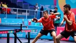 تیم پینگ پنگ مردان ایران نقره کسب کرد