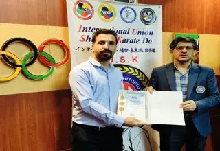حضور مربی خارگی در رأس تیم ملی نوجوانان کاراته ایران