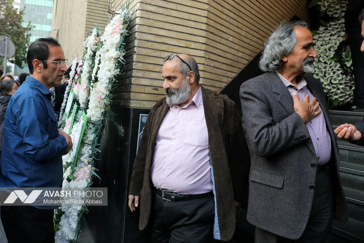 مراسم ترحیم سیدمحمد تاج‌زاده