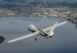 یک فروند پهپاد هرمس ۹۰۰ در آسمان شیراز منهدم شد