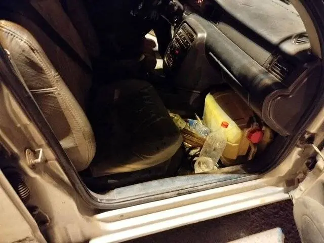 توقیف سمند حامل قاچاق در محور کرمان- ماهان