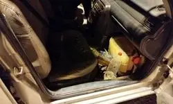 توقیف سمند حامل قاچاق در محور کرمان- ماهان