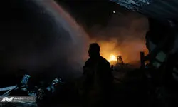 تصاویر پرتنش از آتش سوزی مهیب امروز در مسعودیه