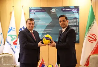 سفیر صربستان با رئیس فدراسیون والیبال دیدار کرد