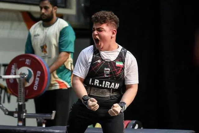طلا و رکوردشکنی پاراوزنه بردار ایران در پاراآسیایی جوانان