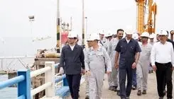 بازدید معاون وزیر نفت از خسارت‌های وارده به پالایشگاه لاوان 
