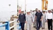 بازدید معاون وزیر نفت از خسارت‌های وارده به پالایشگاه لاوان 