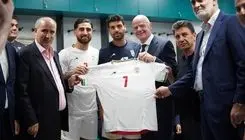 تشکر اینفانتینو از فدراسیون فوتبال ایران برای همکاری