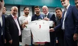 تشکر اینفانتینو از فدراسیون فوتبال ایران برای همکاری