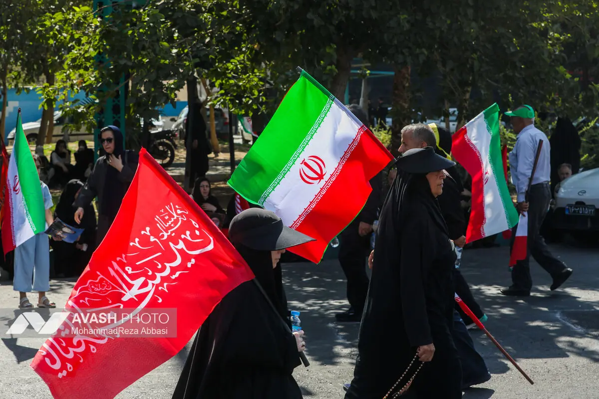 پیاده‌روی جاماندگان اربعین در تهران