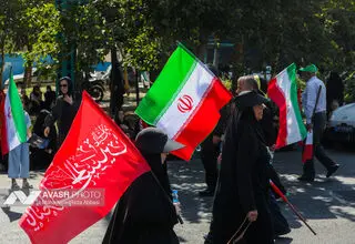 پیاده‌روی جاماندگان اربعین در تهران