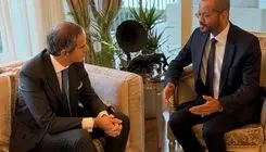 دیدار وزیر خارجه عمان با گروسی