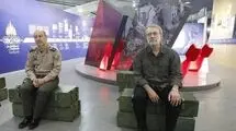 حضور لاریجانی در نمایشگاه «در لباس سربازی»