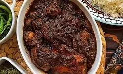 طرز تهیه مرغ ترش با رب انار