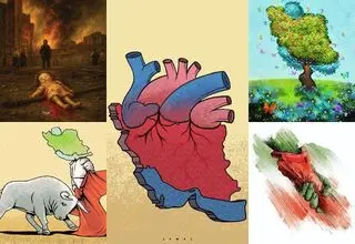 هادی حیدری و جمال رحتمی اتحاد و همدلی ایرانیان را به تصویر کردند
