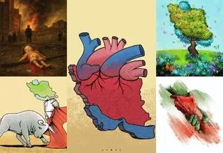 هادی حیدری و جمال رحتمی اتحاد و همدلی ایرانیان را به تصویر کردند