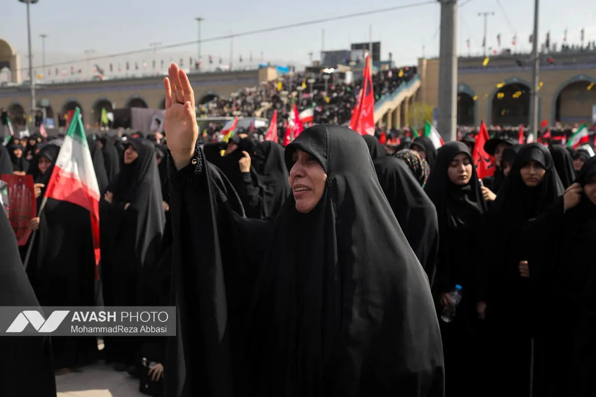 مراسم وداع با رهبر شهید انقلاب