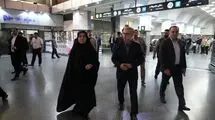 بازدید وزیر راه از ایستگاه راه‌آهن تهران در پی افزایش سفرهای ریلی