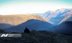 حضور اعضای چند کمیسیون مجلس در الیت برای بررسی علت آتش‌سوزی جنگل‌های چالوس