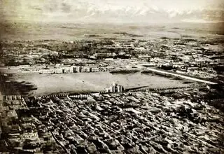 عکس/ تصویر رنگی دیده‌نشده از تهران ۱۰۰ سال پیش
