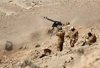 درگیری سپاه با گروهک تروریستی در مرز لار زاهدان 