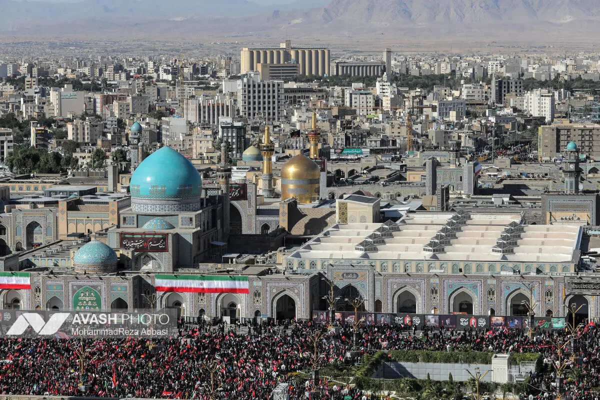 مراسم تشییع پیکر مطهر رهبر شهید انقلاب - مشهد
